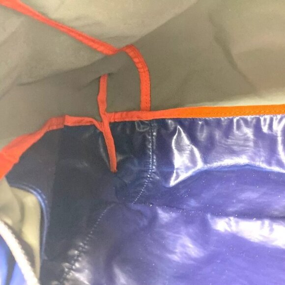 JACK GOMME 2WAY bag shawl Shoulder Bag Nylon Navy - Picture 7 of 15